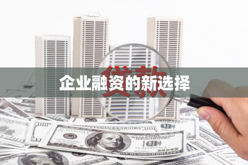 神池企业融资的新选择