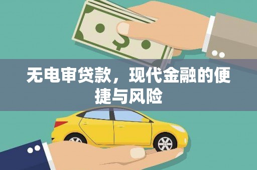 神池无电审贷款，现代金融的便捷与风险