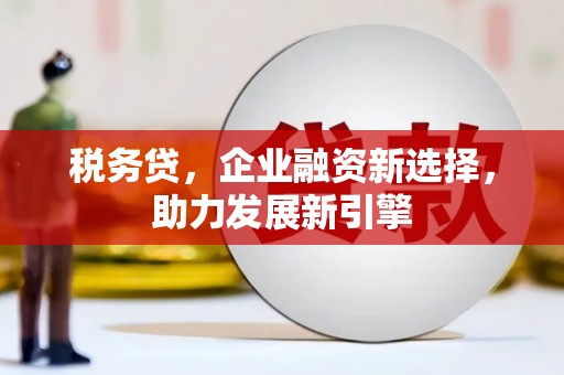 神池税务贷，企业融资新选择，助力发展新引擎
