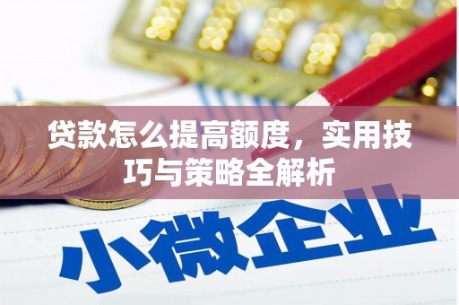 神池贷款怎么提高额度，实用技巧与策略全解析