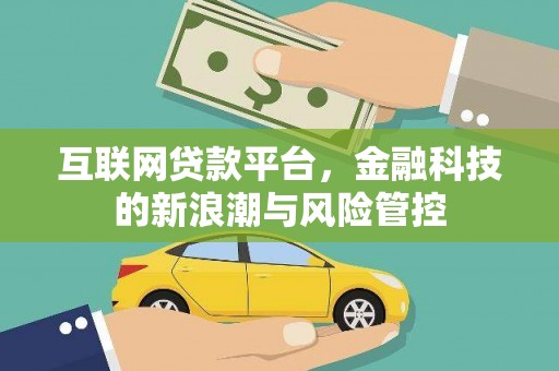 神池互联网贷款平台，金融科技的新浪潮与风险管控