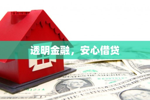 神池透明金融，安心借贷